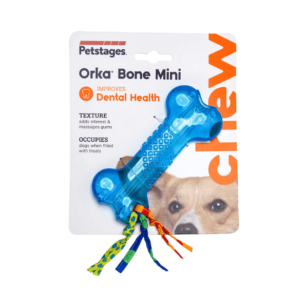 SHOP BY CATEGORY - 03 DOGS - KIMVET ONLINE STORE - DOG PRODUCTS - Vetshop Near Me - dog toys - orka bone mini - petstages 1