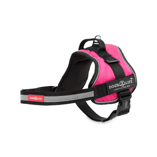 Hot Pink Active No Pull Dogs Harnesses, KimVet e-Shop, Dog's Life