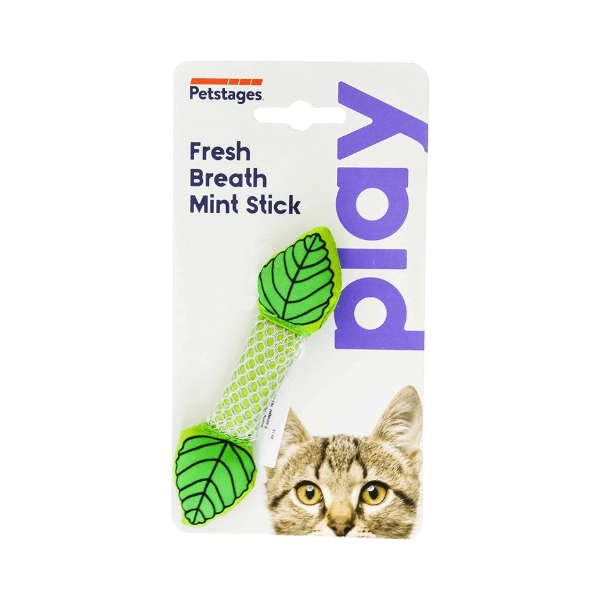 SHOP BY CATEGORY - 02 CATS - KIMVET ONLINE STORE - CAT PRODUCTS - Vetshop Near Me - cat toys - fresh breath mint stick - petstages 1