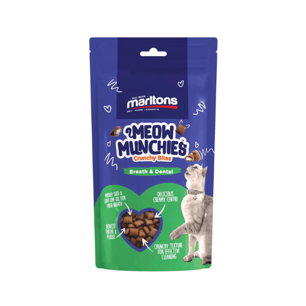 SHOP BY CATEGORY - 02 CATS - KIMVET ONLINE STORE - CAT PRODUCTS - Vetshop Near Me - cats treats - meow munchies breath dental crunchy bites - marltons