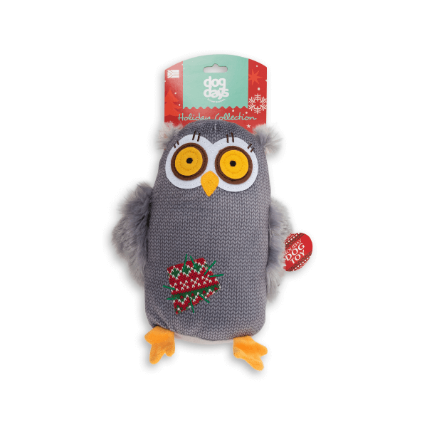 Owl with Squeaker Dog Toy 38cm