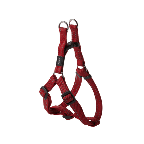 Rogz Utility Step-in Dog Harness, Red Reflective