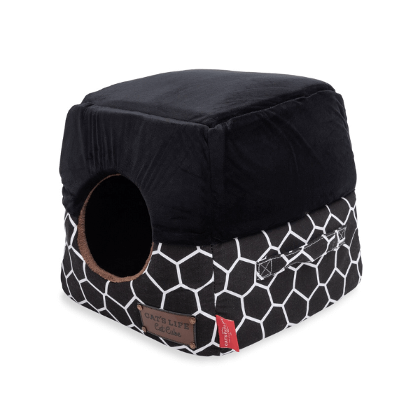 Cat’s Life Cat Cube Honeycomb Black