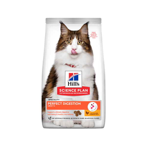 SHOP BY CATEGORY - 02 CATS - KIMVET ONLINE STORE - CAT PRODUCTS - Vetshop Near Me - cats food - adult perfect digestion - hill's