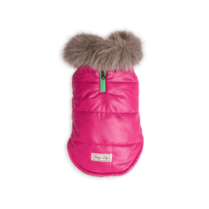 SHOP BY CATEGORY - 03 DOGS - KIMVET ONLINE STORE - DOG PRODUCTS - Vetshop Near Me - dogs clothing - winter gilet puffer hot pink - dog's life
