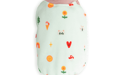 Apples & Mushrooms Sweatshirts Pink, Dogs Clothing, KimVet e-Shop, Dog Days
